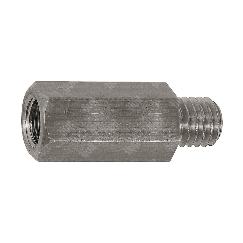 DAC-ST Galvanised spacer hex.11 M8x40