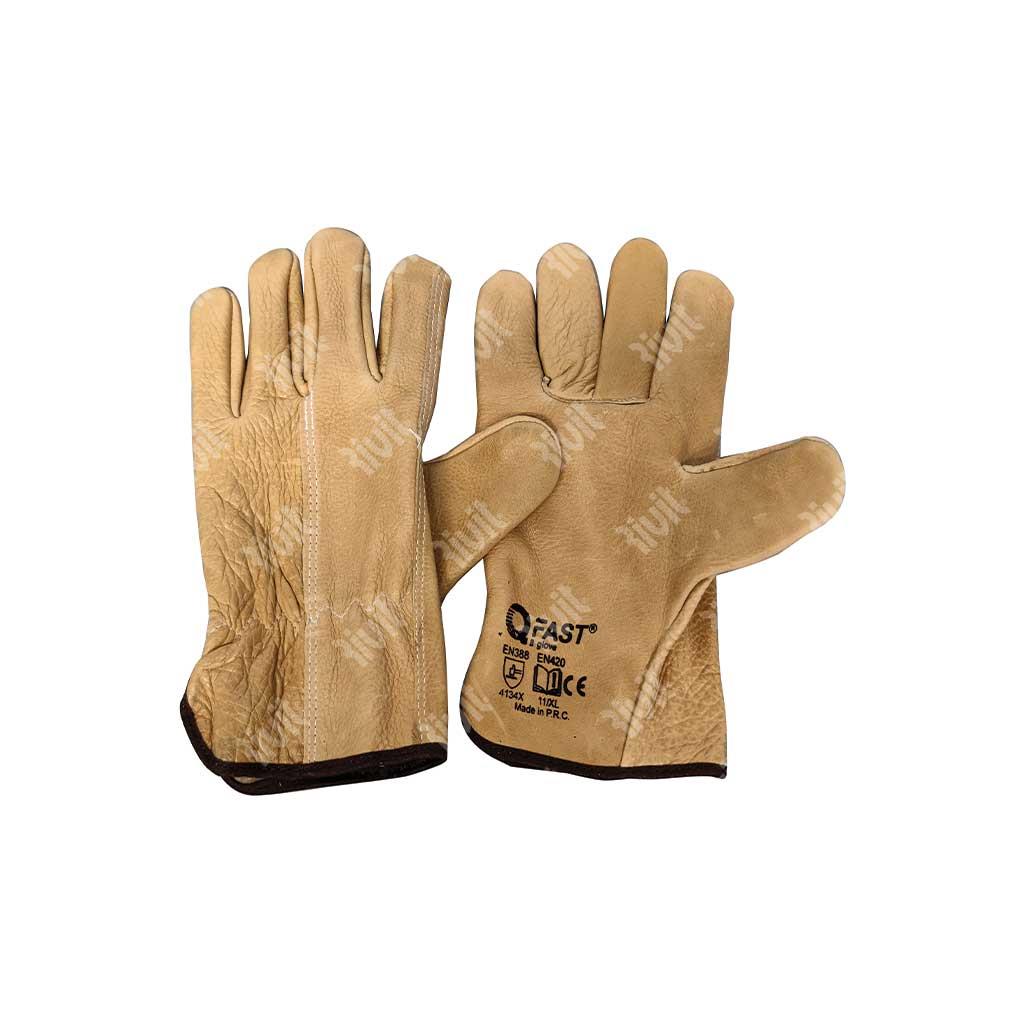 FERVI-Cow grain leather glove GL642/09