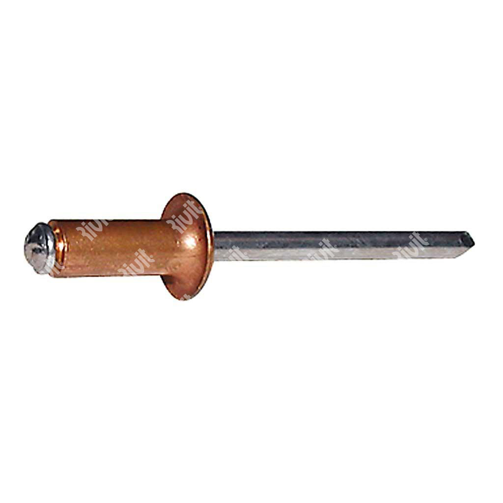 RFT-BOXRIV-Blind rivet Copper/Steel DH (50pcs) 3,9x9,0