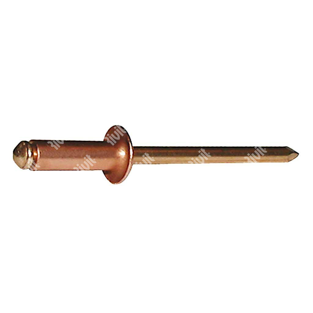 RBT-BOXRIV-Blind rivet Copper/Bronze DH (100pcs) 3,4x7,0
