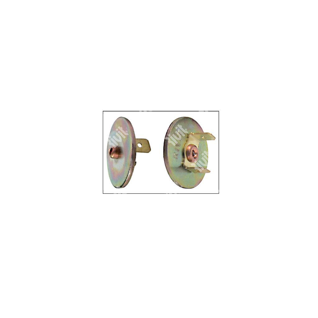 MASRIV2/90R-Blind rivet Copper/Copper steel gr 0,6 2 Brass fastons 90° 2-90R 3,8x8