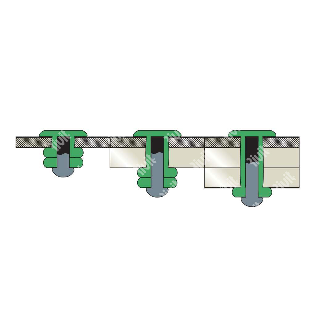 MULTIGRIPRIV9005-Riv.Alu/Acc. TT ss4,8-11,1 NERO 4,8x15,1