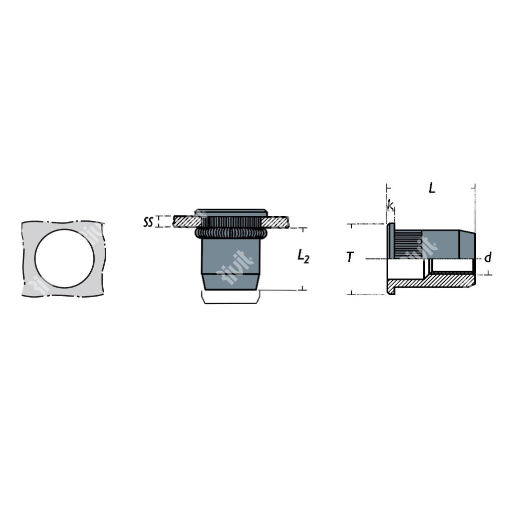 FTC-Z-Rivsert Fe f.7,0 ss0,5-2,5 Zigr. M5/025