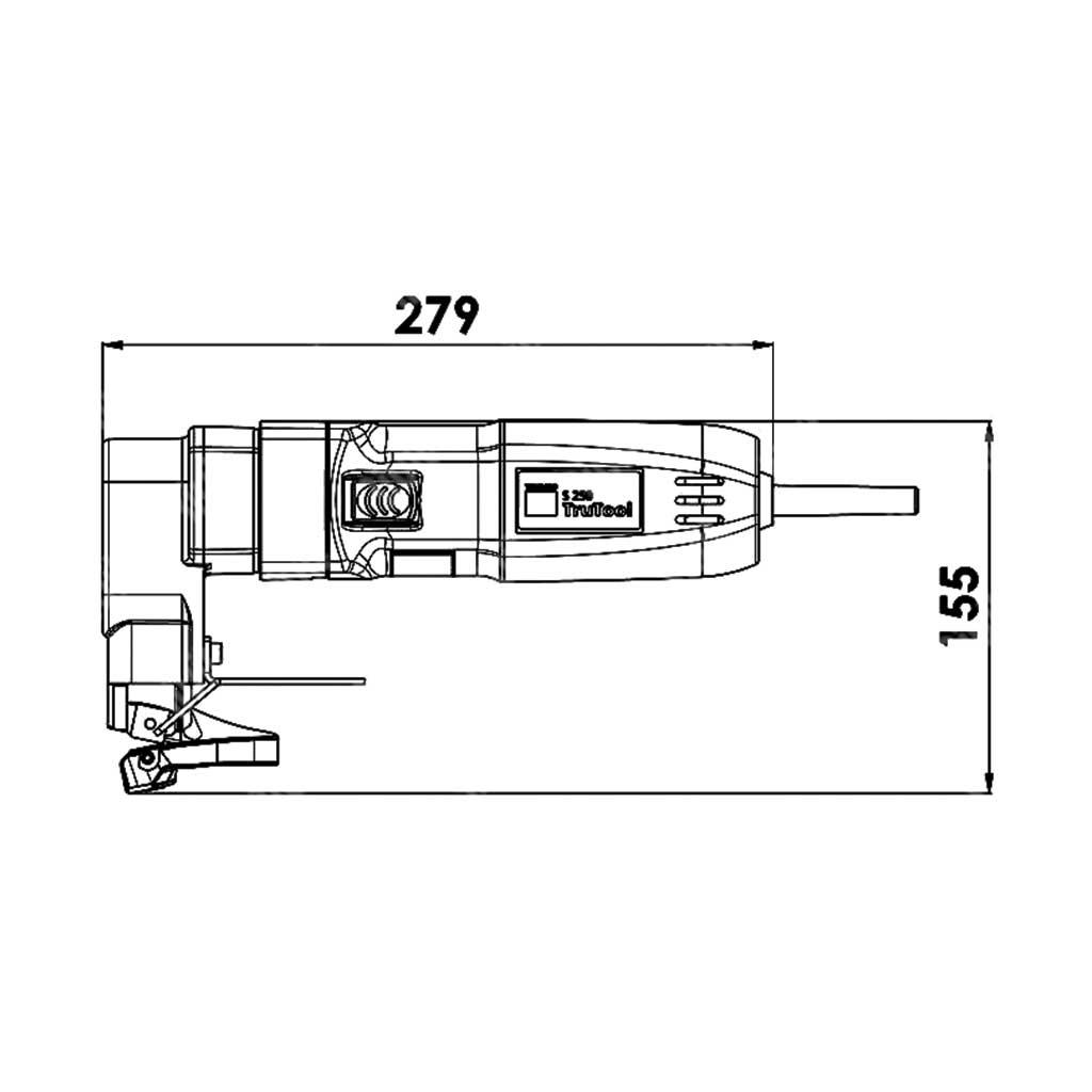 TRUMPF-Cesoia elettrica S 250 Spess. max lamiera 3,0mm-acciaio 2,5mm A1942384
