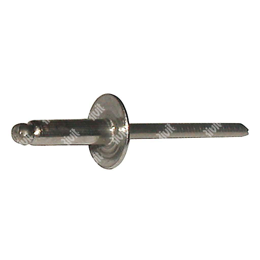 IILA212-Blind rivet Stainless steel 304/Stainless h.4,1 LH12 4,0x6,0 TL12