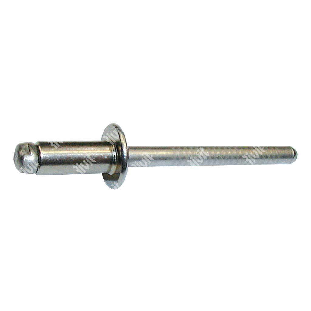 IITA2-BLISTRIV-Blind rivet Stainless steel 304/Stainless steel DH (100pcs) 4,0x8,0