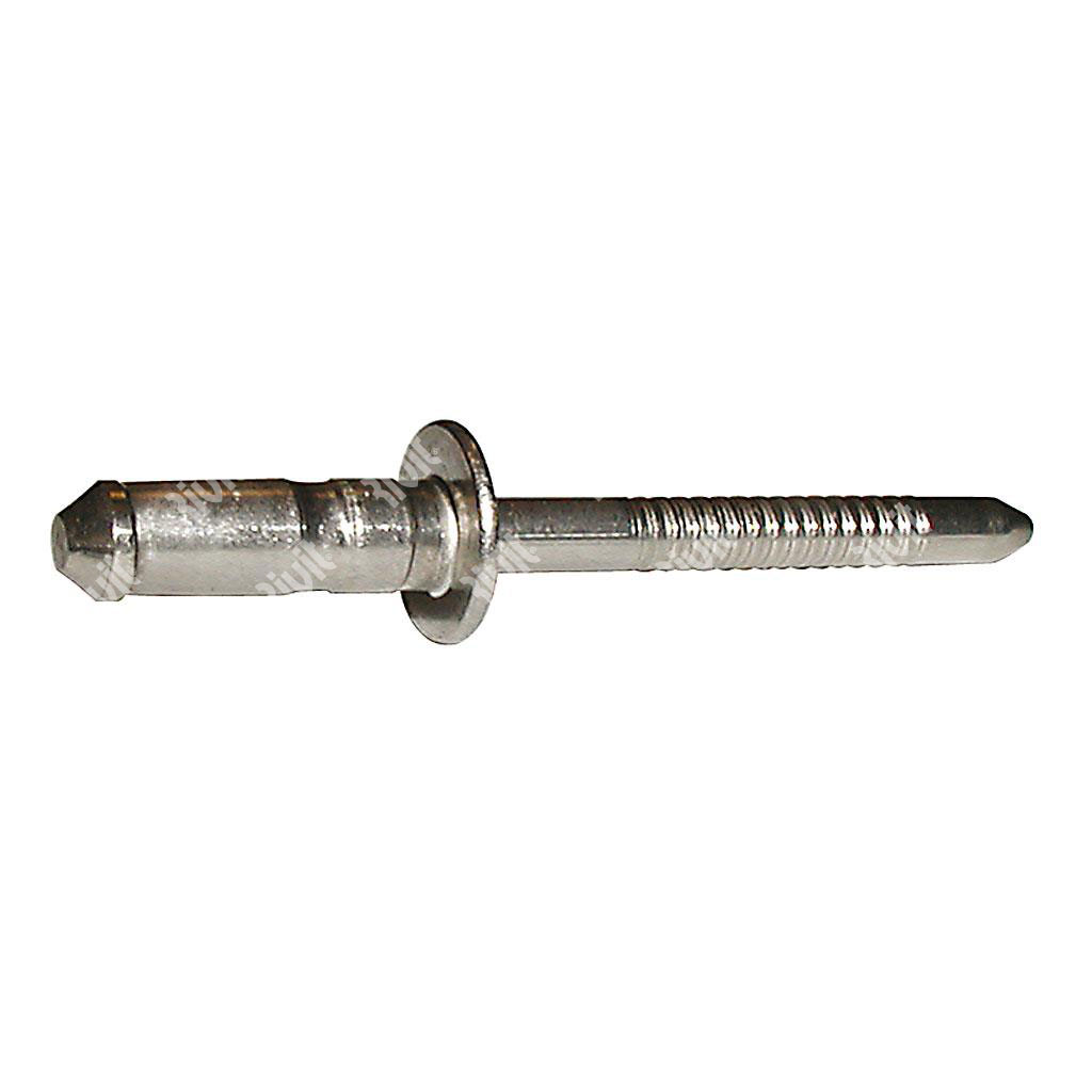RIVINOX-Blind rivet Stainless steel A2/Stainless gr 3,5-6,0 DH 4,8x12,0