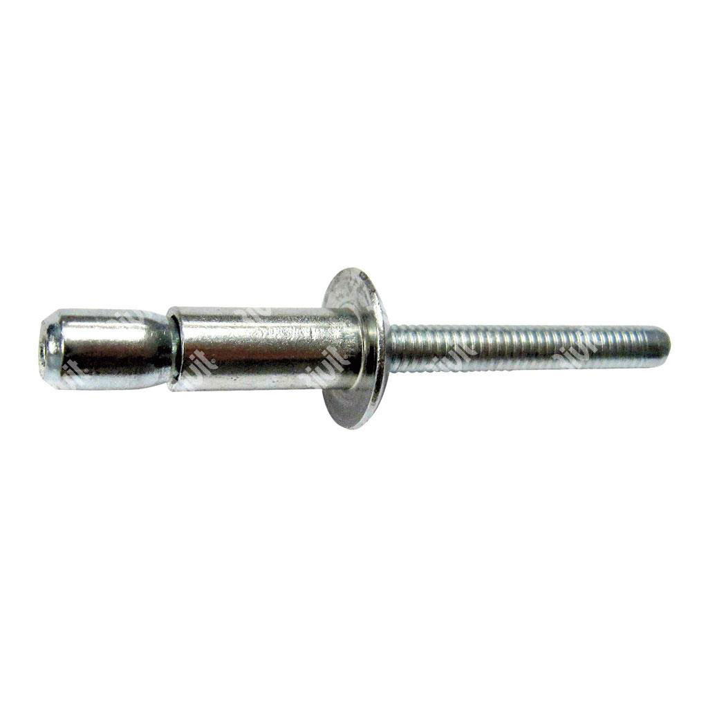 MAGNARIV-Blind rivet Steel/Steel gr 3,0-14,0 DH 9,8x21,2