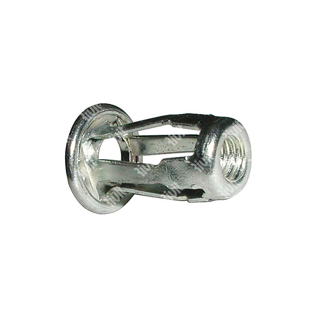 JACKRIV-BOXRIV-Rivet nut Steel h.15,0 gr5,0-12,0 D H (10pcs) M8/L/L=25,2