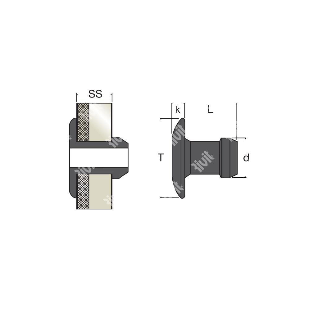 BRAT9005-Speedriv Alu TT(52pz) ss1,6-2,9 in cartuccia 4,0x4,9