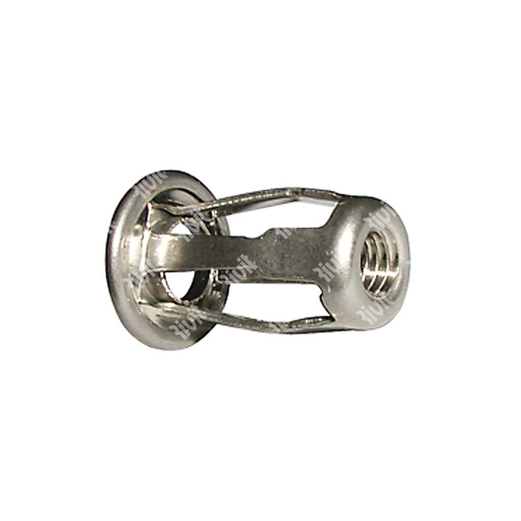 JACKRIVA4-BOXRIV-Ins. f.10 ss.0,4-4,8 INOX (20pz) M5/C/L=18