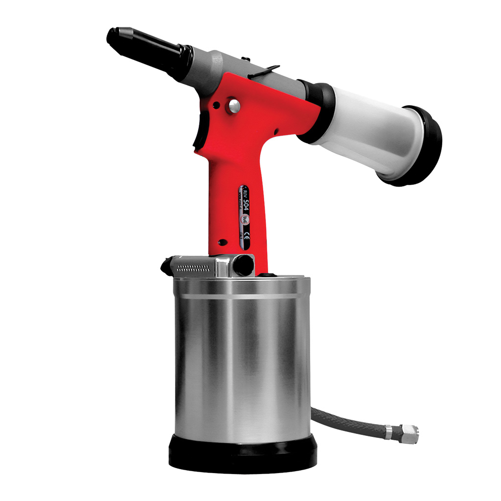 RIV504-Hydropneumatic tool for rivets up to d.6,4 (all materials) and structural up to d.6,4 RIV504