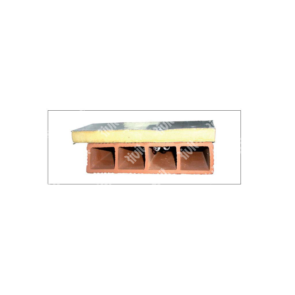 FIORIVPANEL-Alu/Acier rivet TP sandwich panneaux t 6,4x76,0