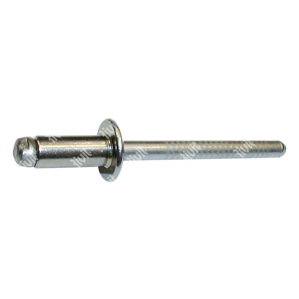 IITA2-BLISTRIV-Blind rivet Stainless steel 304/Stainless steel DH (50pcs) 4,8x16,0