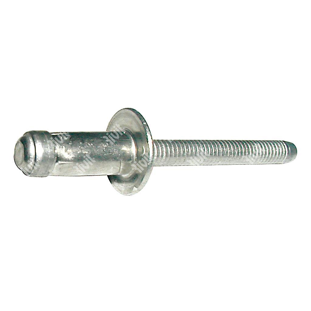 LOCKRIV-Blind rivet Alu/Alu gr 3,0-6,0 DH 9,8x14,5