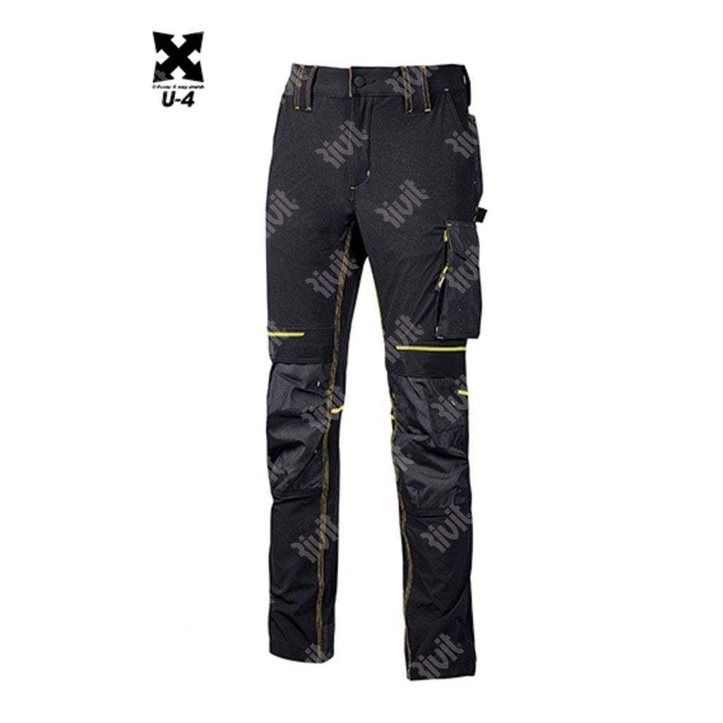 UPOWER-Pantalone ATOM BC in tessuto Nero Tg.XL