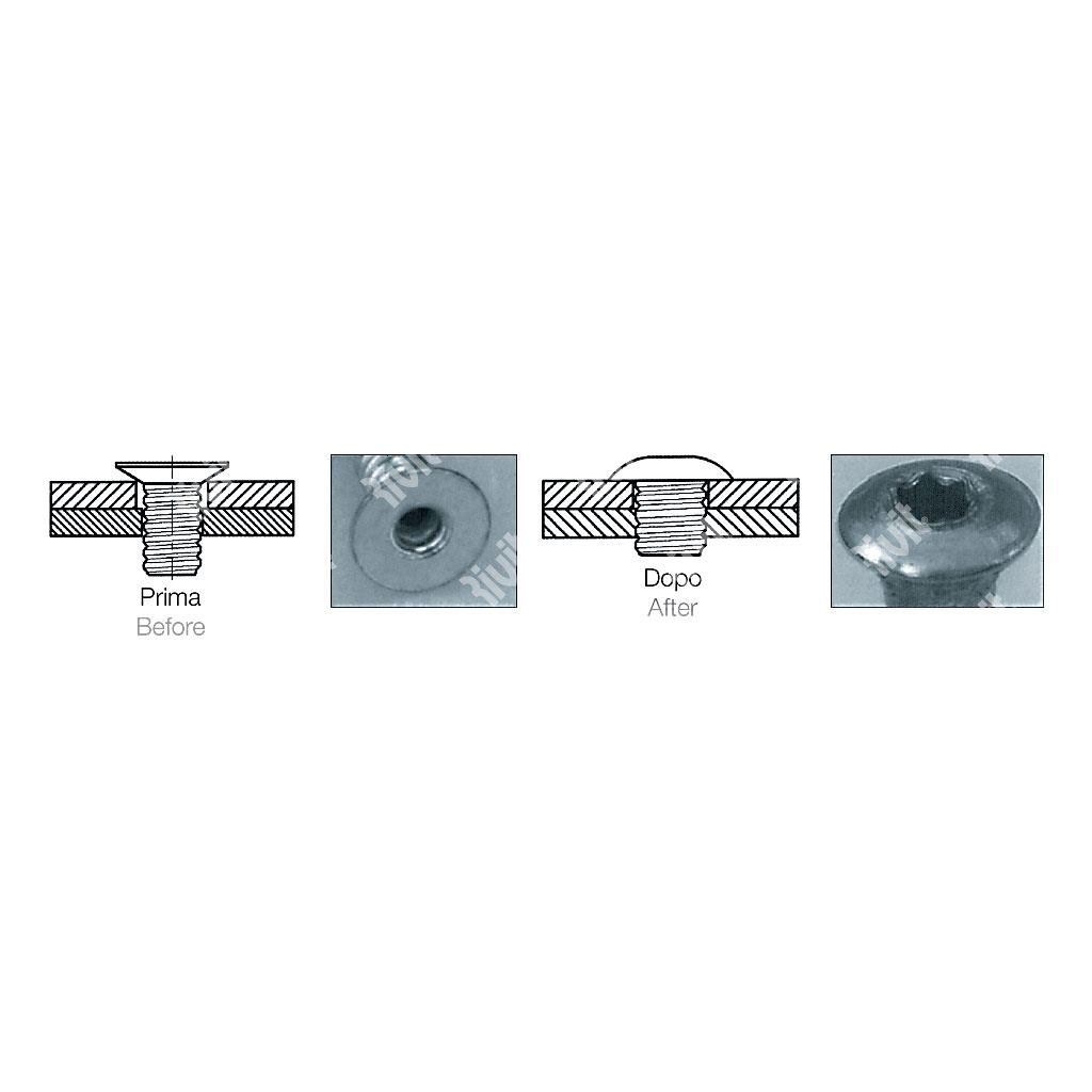 SCFT-Rivetto Acciaio TT in cartuccia(62pz) 3,0x5,2