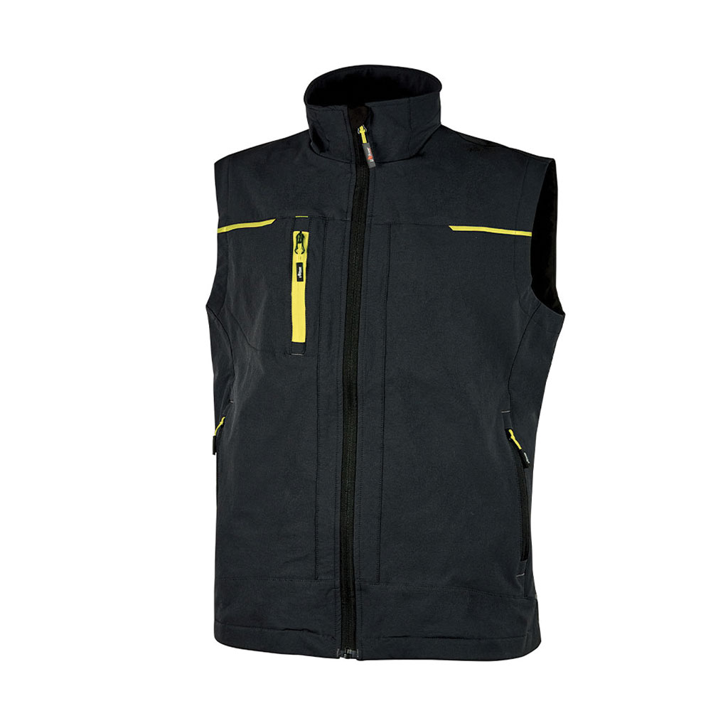 UPOWER-Gilet SATURN nero Tg.L