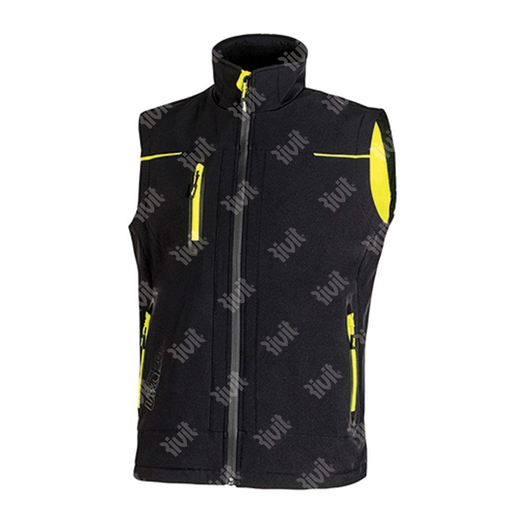 UPOWER-Gilet UNIVERSE BC  NERO Tg.S