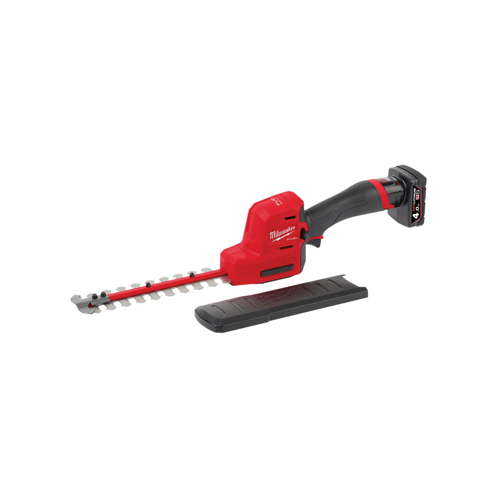 MILWAUKEE-M12 FHT20-402 Tagliasiepi 1compatto 20cm 2 Batterie 4.0 Ah - Caricabatterie M12 FHT20-402