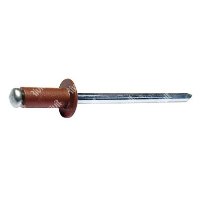 AFTCOPPER-Blind rivet Alu COPPER/Steel DH 4,0x12,0