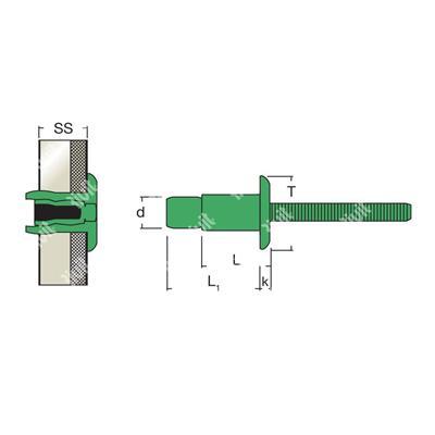 MAGNARIV-Rivetto Alu/Alu TT ss1,6-6,9 4,8x10,5