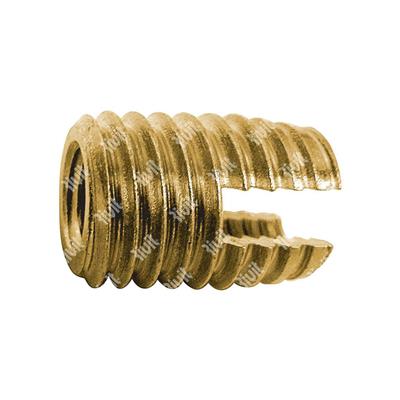 RSCT-O-Brass self tapping socket h.10,6-11,4 - de.12,0 -  h.15,0 M8x1,25x15