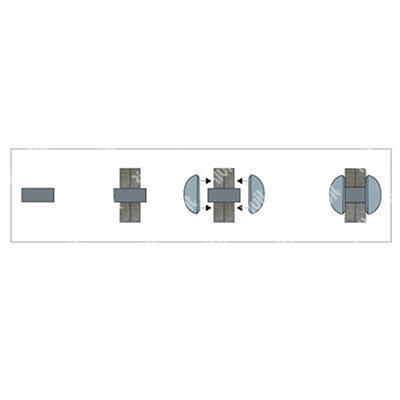 RFCA-Crownlok washer dome capped steel C70 d.6,0