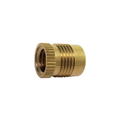 RFL-Brass rivet nut for plastic without head M3x4,8 foro d.4
