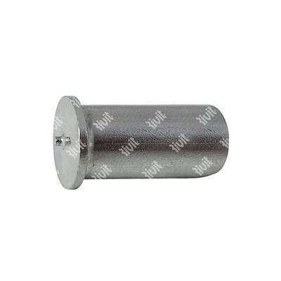 PLX-Stainless steel unthreaded welding stud d.4x8