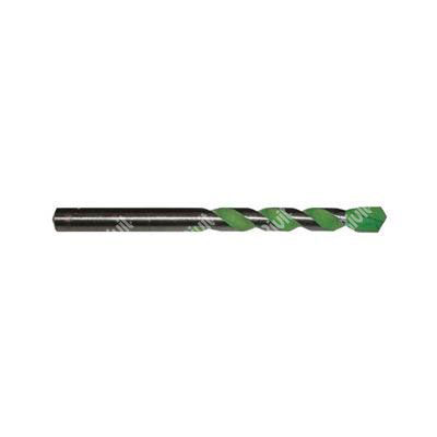 Punta Widiam x granito (verde) - codolo cilindrico d.5,00x70/40