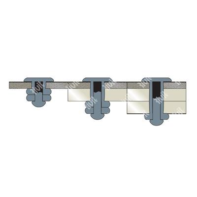 MULTIGRIPRIV-Blind rivet Steel/Steel gr 1,0-9,0 DH 4,8x14,0