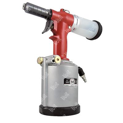 RIV508-Hydropneumatic tool in case without kit (kit to be ordered separately from d.5,0 to d.7,8) RIV508