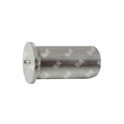 PLA-Aluminium unthreaded welding stud d.4x6