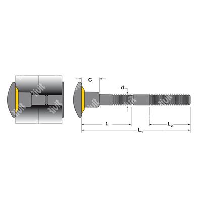 RIVTAINER-Bullone FE TL22 d.6,4 ss 21-24 f.10,5 RTFL 12-14 d.6,4