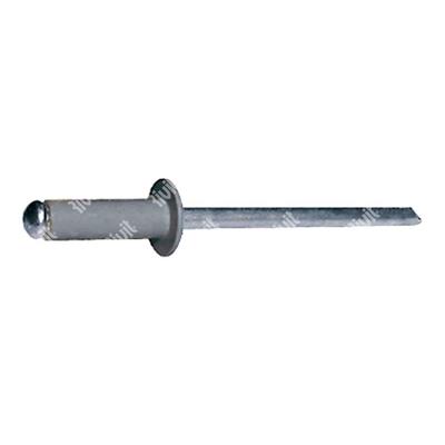 FFT7037-Blind rivet Steel RAL7037/Steel DH 4,0x9,0