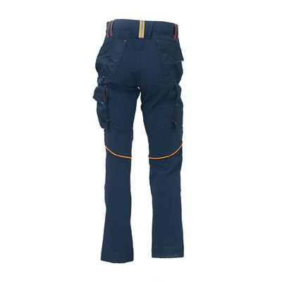 UPOWER-Pantalone ATOM DB in tessuto Blu/Arancio Tg.L