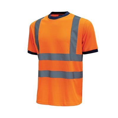 UPOWER-T-Shirt GLITTER arancio Fluo Tg.XXL