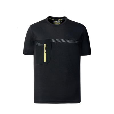 UPOWER-T-Shirt CHRISTAL Nero Tg.XL