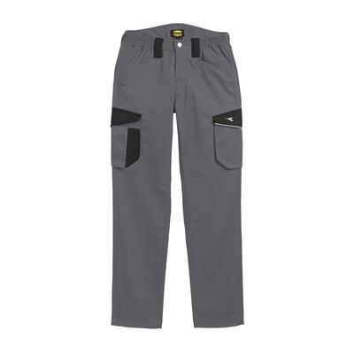 DIADORA-Pant Staff Stretch Cargo Grigio acciaio tg.S