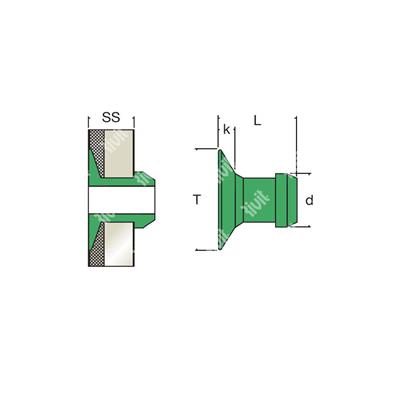 BRAS-Speedriv Aluminium in cartridge 70pcs gr 1,4-2,4 CKSH 3,2x4,2