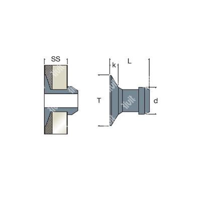 BRFS-Speedriv Acciaio TS (70pz) ss1,3-2,0 in cartuccia 3,2x4,2