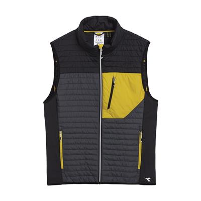 DIADORA-Gilet ligth color block Nero Tg.S