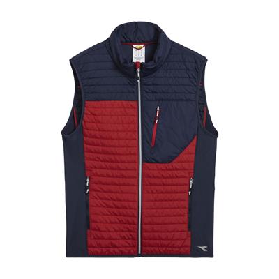 DIADORA-Gilet ligth color block Rosso Tg.XXXL