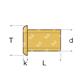 OU 40/120-Brass eyelet 4,0x12,0