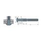 RIVLOCK-Lockbolt Steel d.6,4 gr 14,3-17,5 DH RLFT 8-10 d6,4