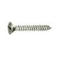 Phillips cross flat head tapping screw UNI 6955/DIN 7982 stainless steel 316 4,2x13