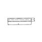 Threaded rod DIN 975 1m length Fe37 - white zinc plated steel M3x1000