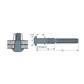 RIVLOCK-Lockbolt Steel DH d.6,4 gr 36,5-39,7 RLFT 8-24 d6,4