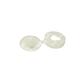 Plastic cap with eye RAL9010 white for Lockriv and Magnariv d.4,8-6,5